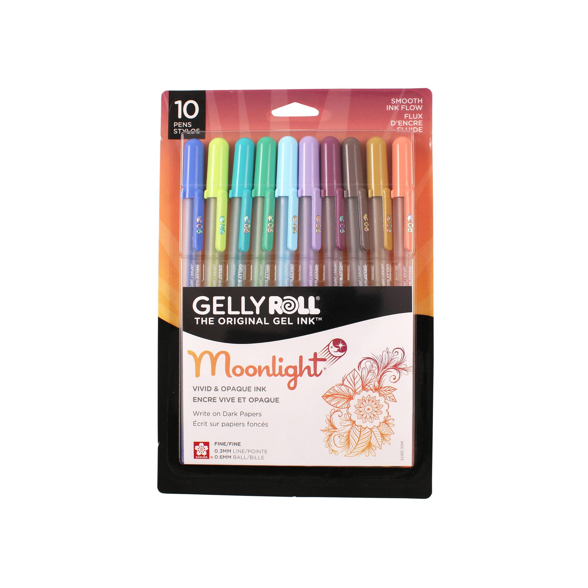 Gelly Roll® Moonlight 06 Fine Point Gel Pen 10 Color Set